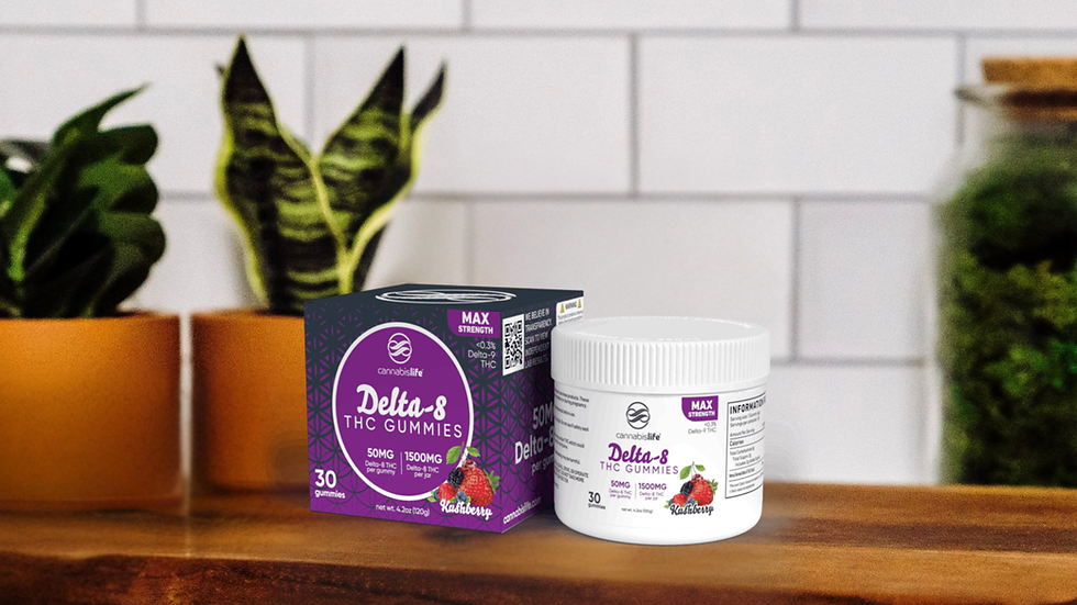 Thumbnail: Kushberry Delta-8 Gummies – (30ct) 1500mg