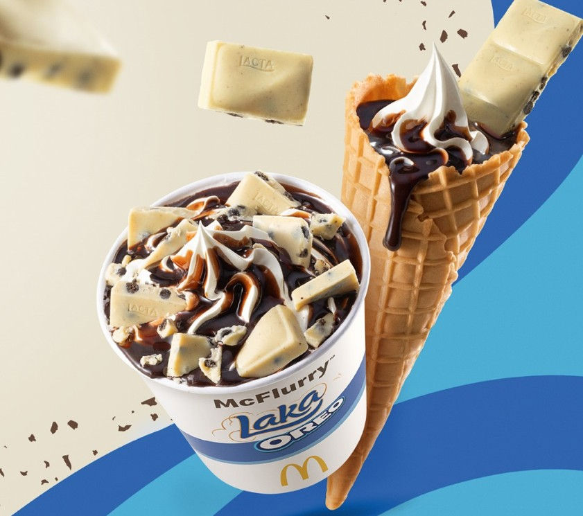 Match de ícones irresistíveis: McFlurry e McColosso Laka Oreo chegam ao McDonald’s 