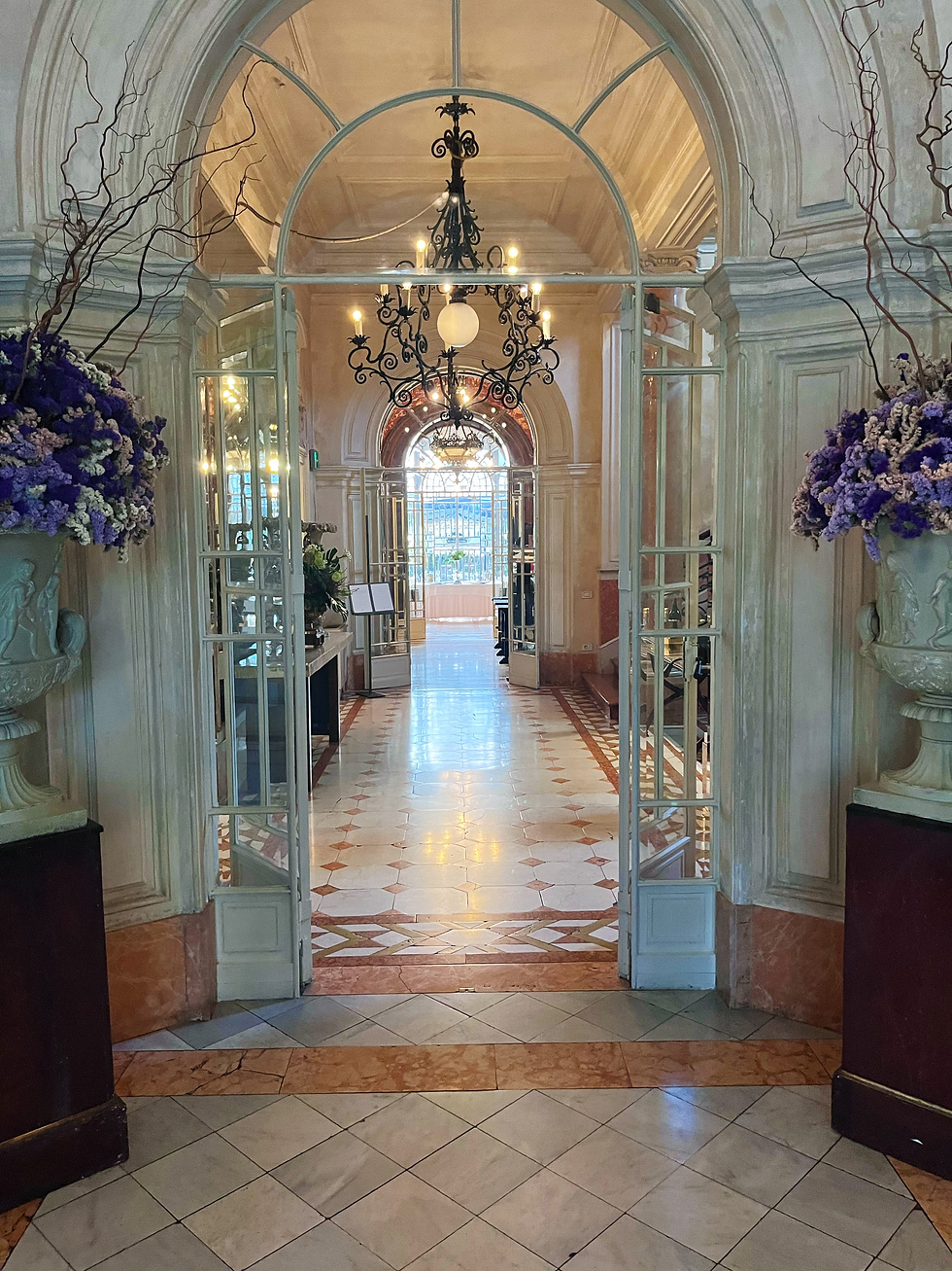 The entrance hall of Villa Laetitia, Rome