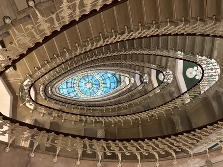 The Hotel Bristol Palace staircase