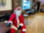 Santa waiting for lunch!
