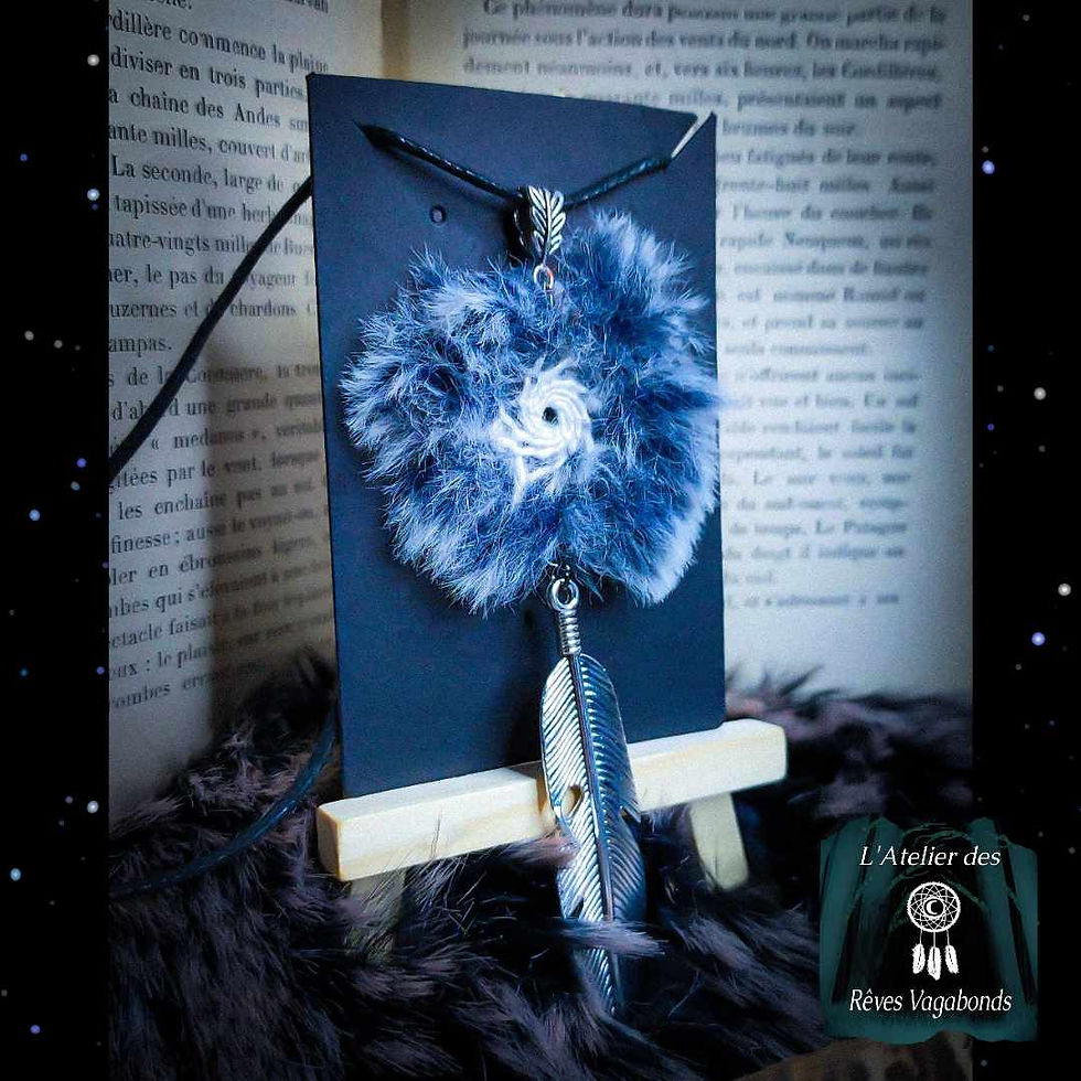 Miniature : Amulette orage & écume - boréal