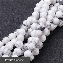 Howlite blanche