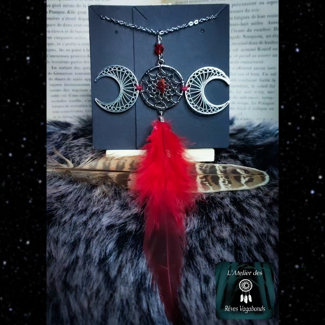 Amulette éclipse pourpre