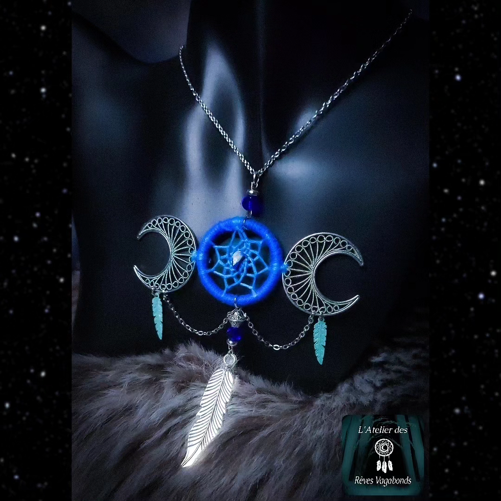 Miniature : Amulette éclipse céleste & orage