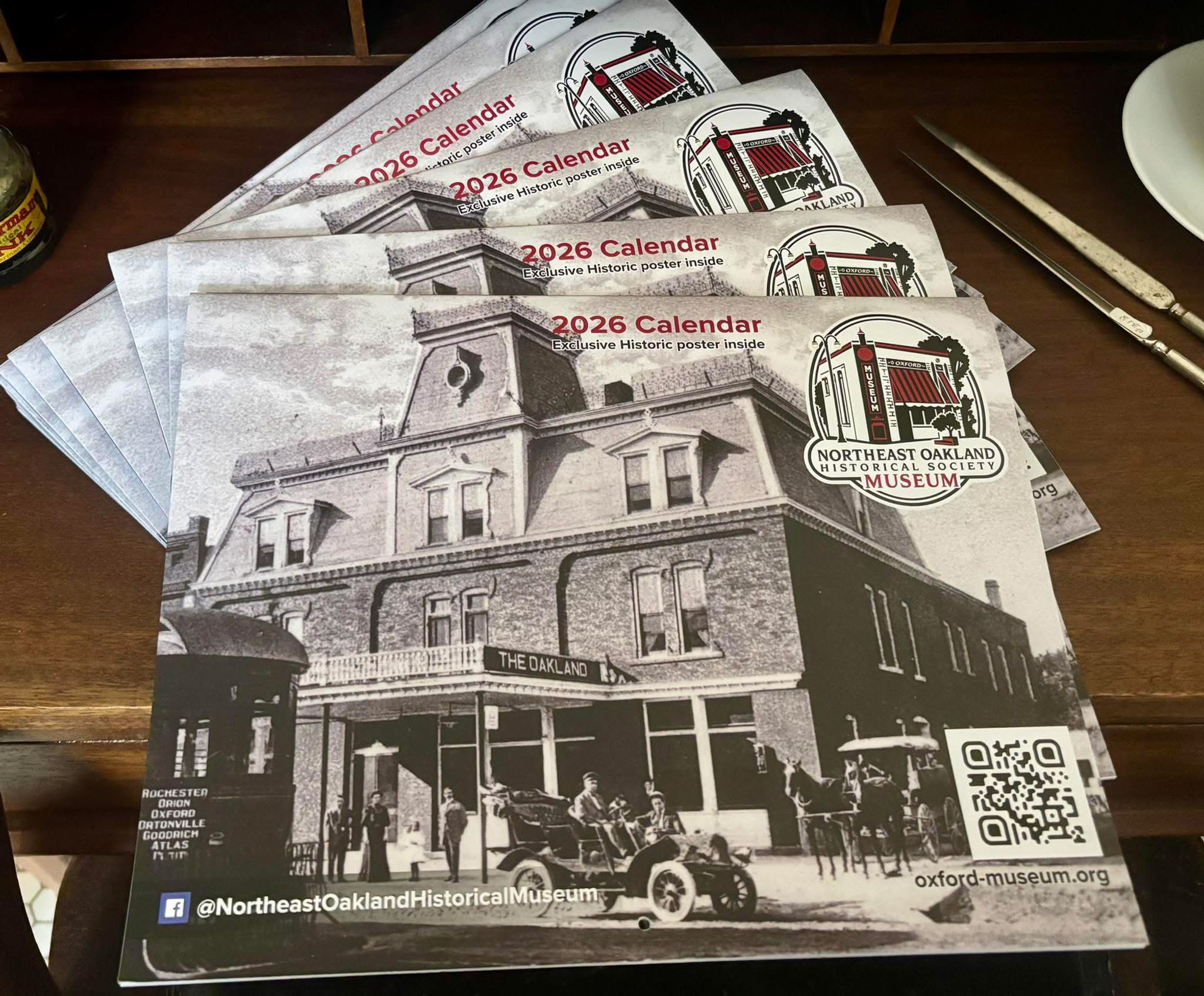 2026 NorthEast Oakland Historical Society Calendar
