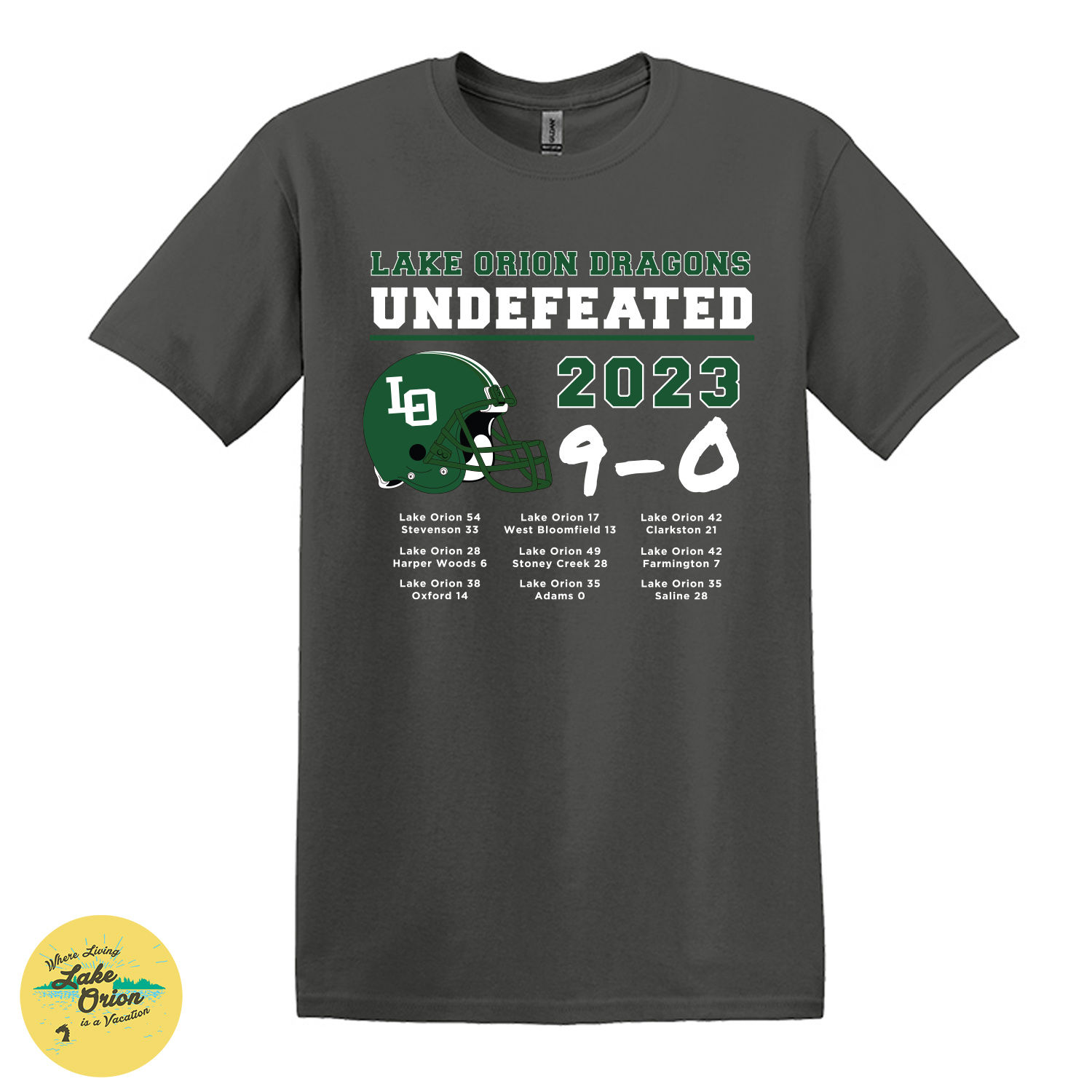 Dragons Football UNDEFEATED 2023 Shirt