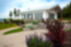 Coastal venue rental near Conrad’s Beach with greenhouse and terraces for private events