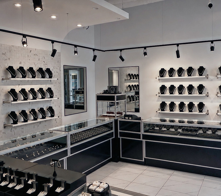 Interior of Signature Jewellers jewellery store in downtown Halifax