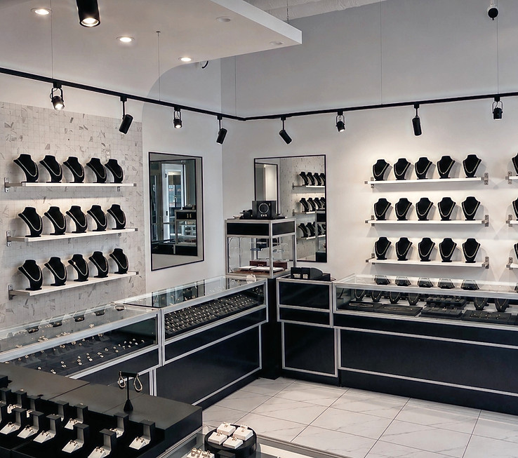 Interior of Signature Jewellers jewellery store in downtown Halifax