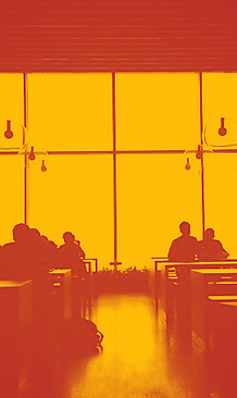 black-and-white-restaurant-eating-sittin
