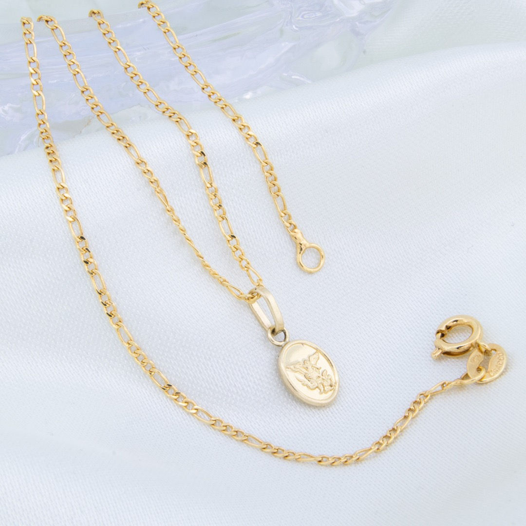 Dijes de oro laminado 18k. Aurus Oro Laminado 18k. Joyería Online Cali - Colombia. san miguel arcangel