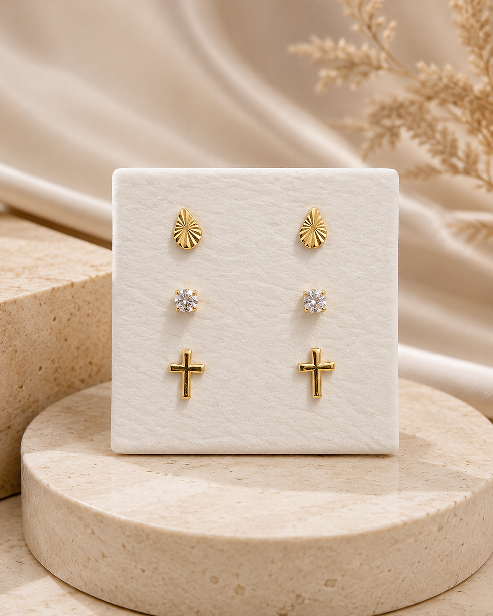 Topos oro laminado 18k. precio del oro. Joyería Cali. Inara oro laminado