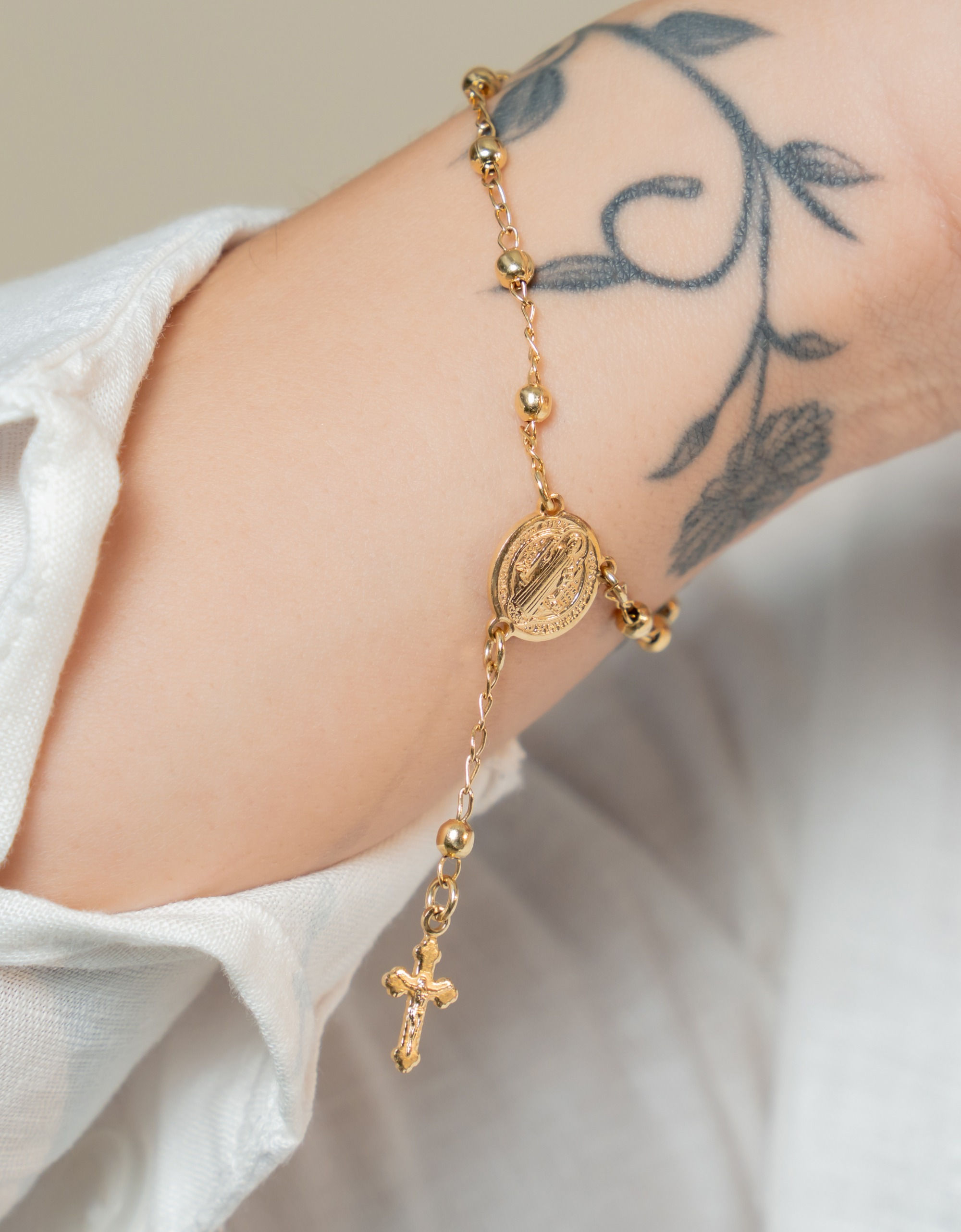 Denario Oro Laminado San Benito. Oro Aurux.