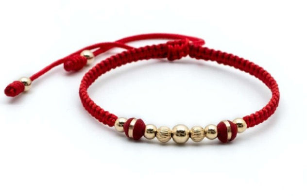 Pulseras oro laminado 18k. Oro Aurux. Pulseras artesanales. Pulseras para parejas. Inara oro laminado 18k.