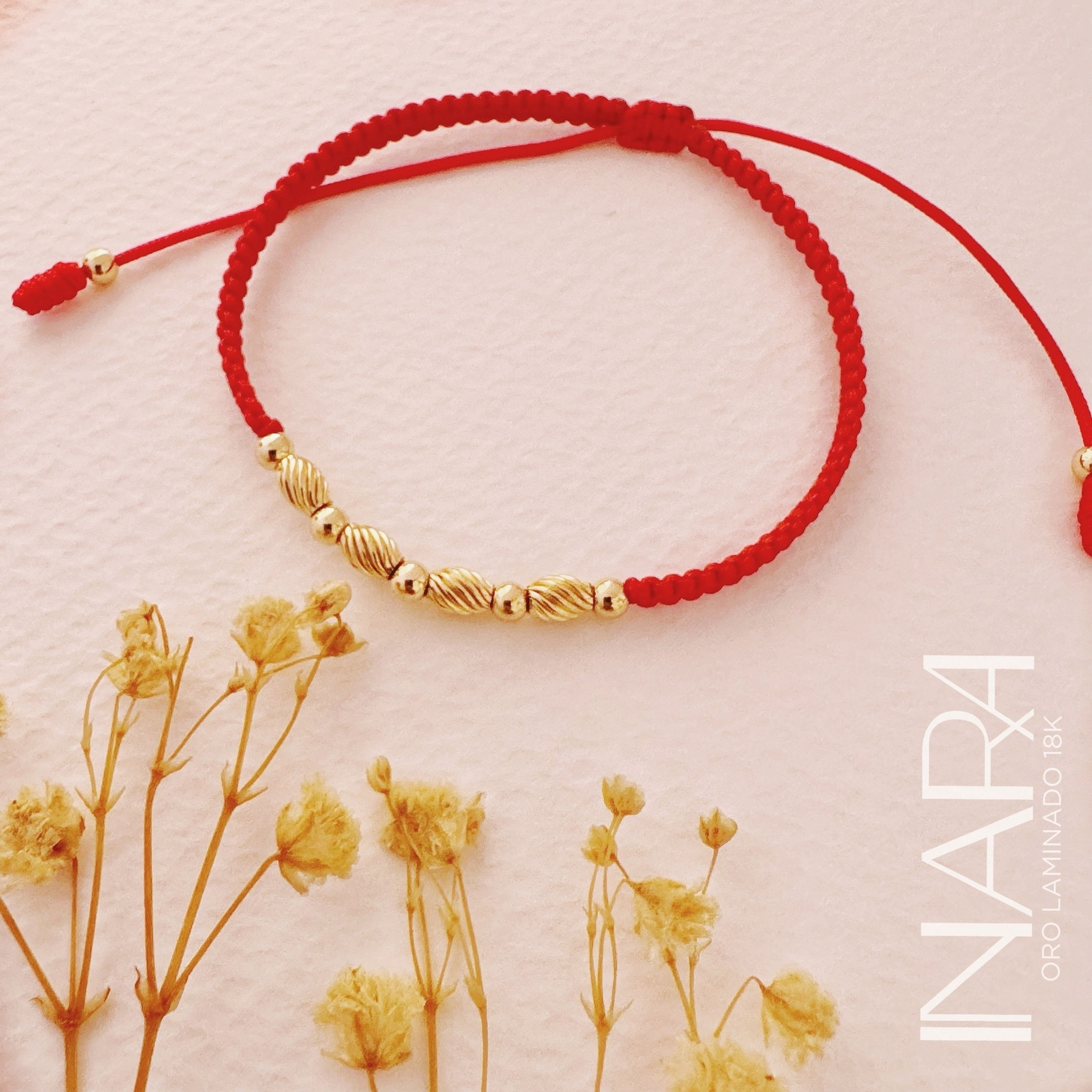 Pulseras para parejas. Pulseras oro laminado 18k. Amor y amistad. San Valentín