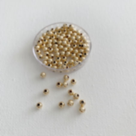 Bolas de oro.Balines oro laminado 18k. Insumos oro laminado. Dijes para pulseras.