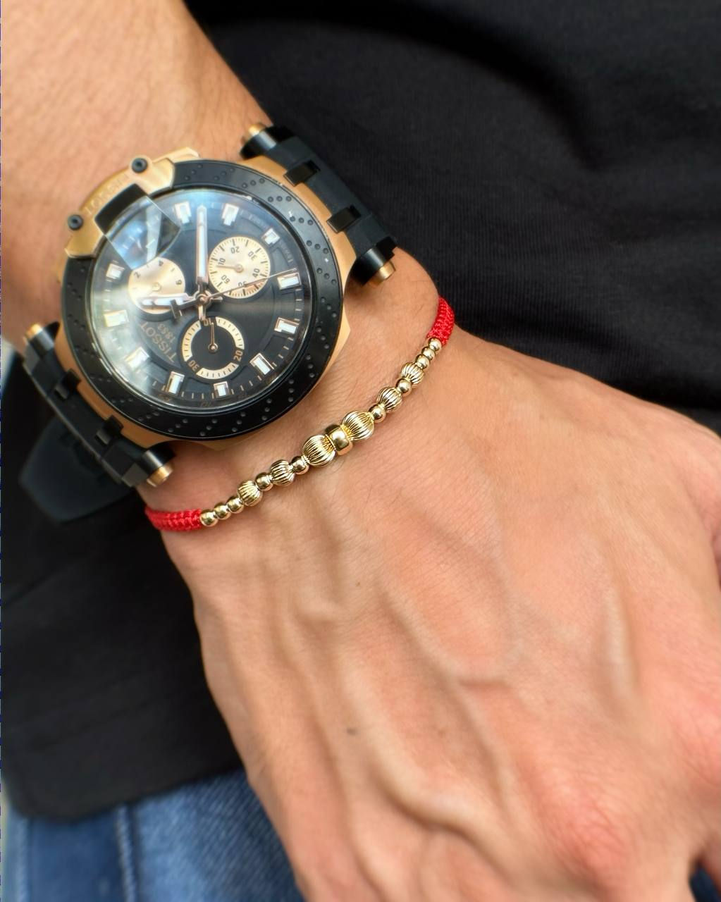 Pulseras para parejas. Pulseras oro laminado 18k. Amor y amistad. San Valentín