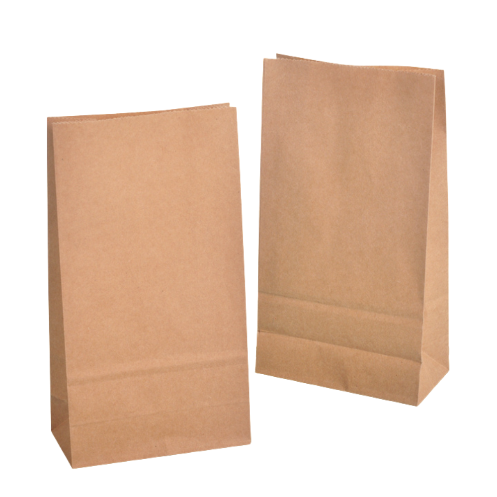 Papiertüten aus Kraftpapier