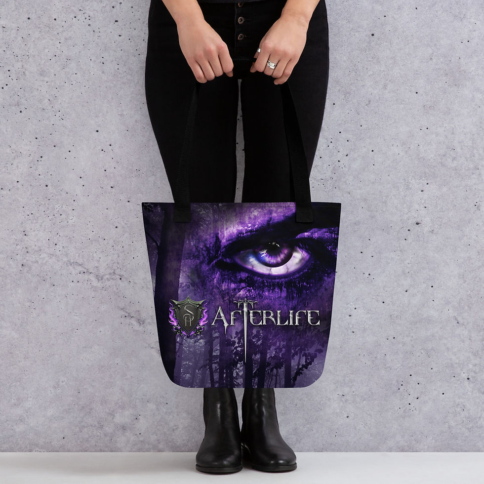 Thumbnail: All over print Afterlife Tote Bag