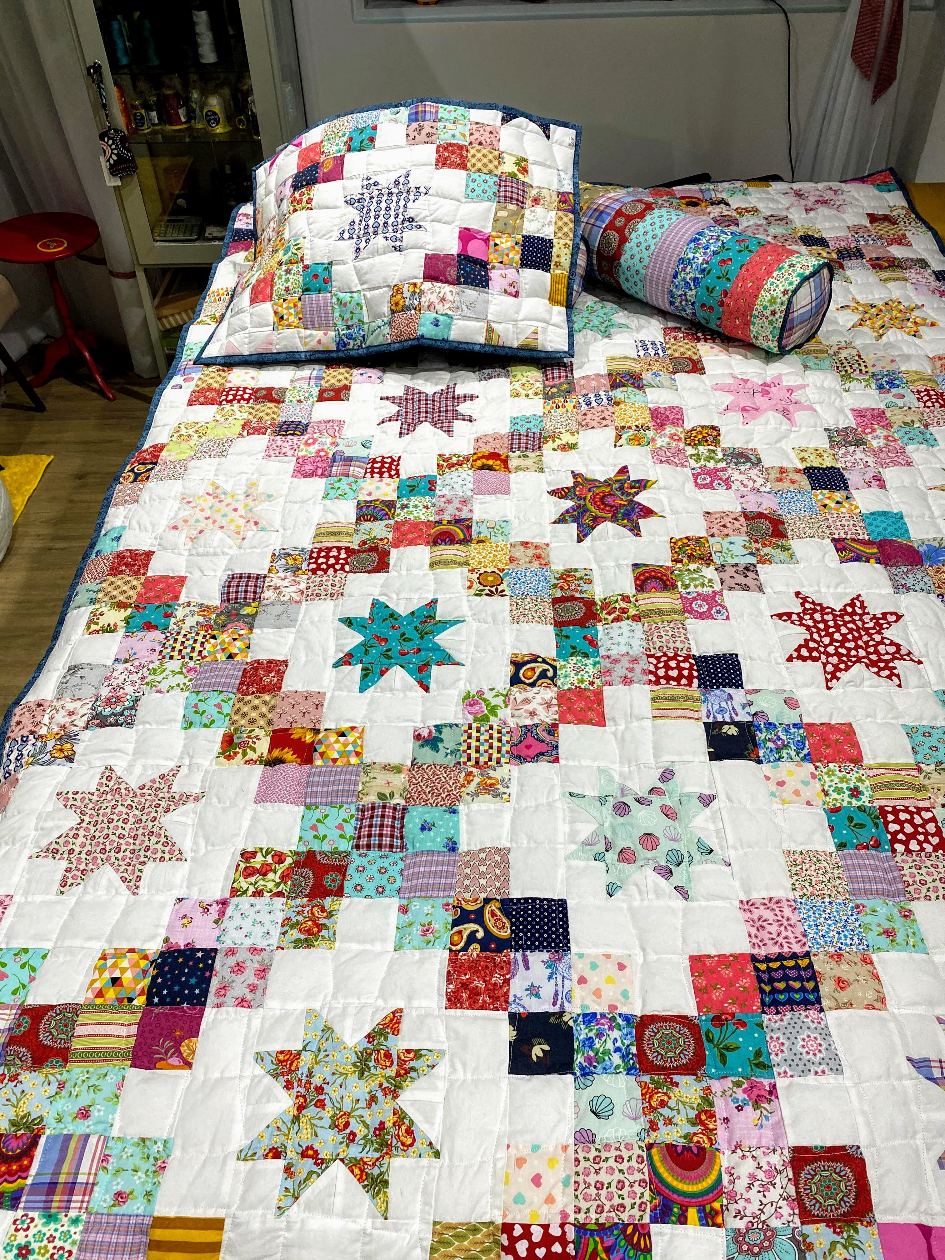 Colcha Patchwork Estrela I