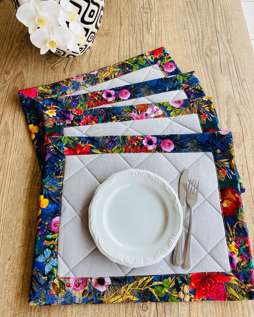 Miniatura: Lugar Americano Moldura Quilt