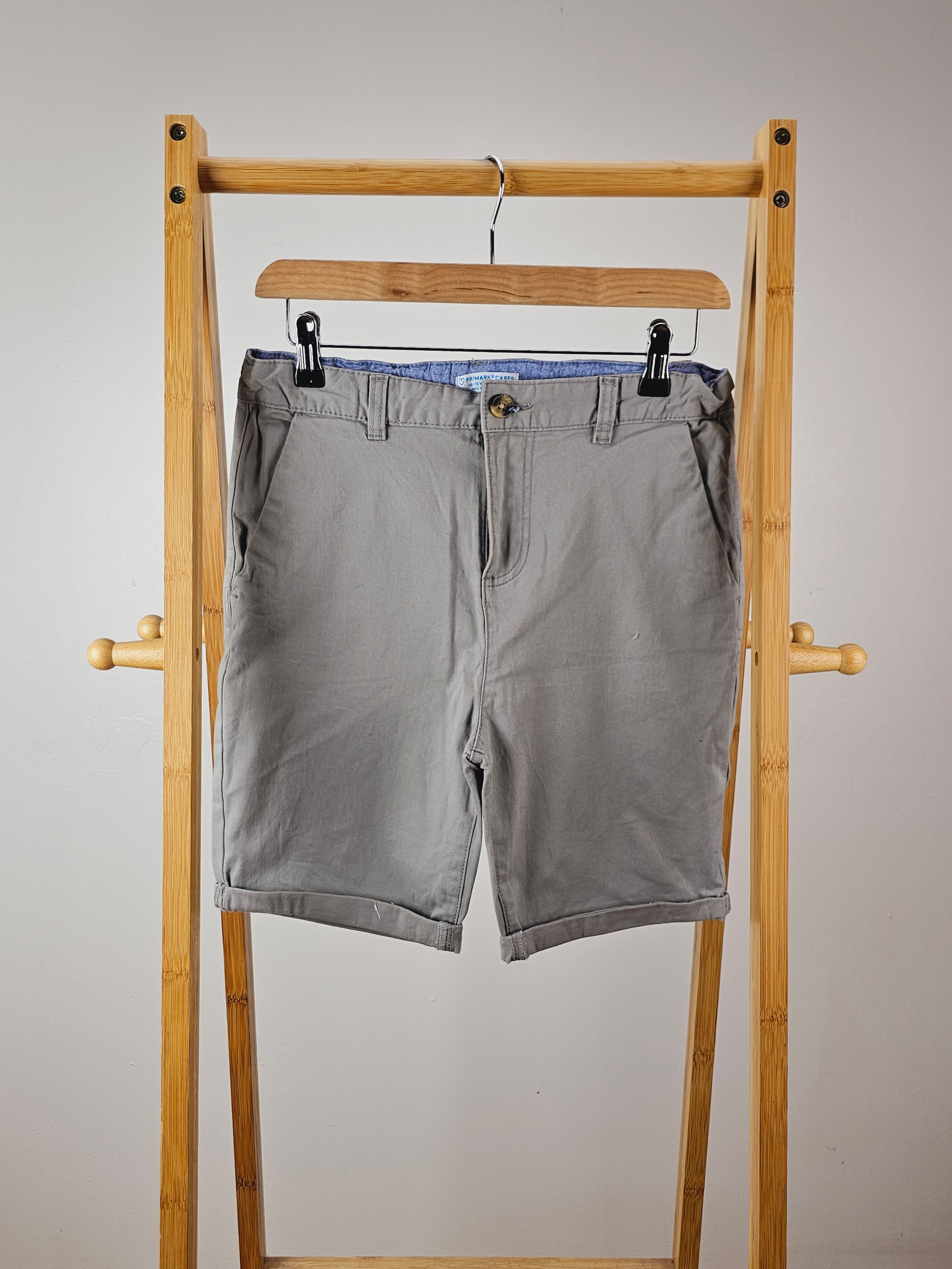 Primark grey shorts 14-15 years