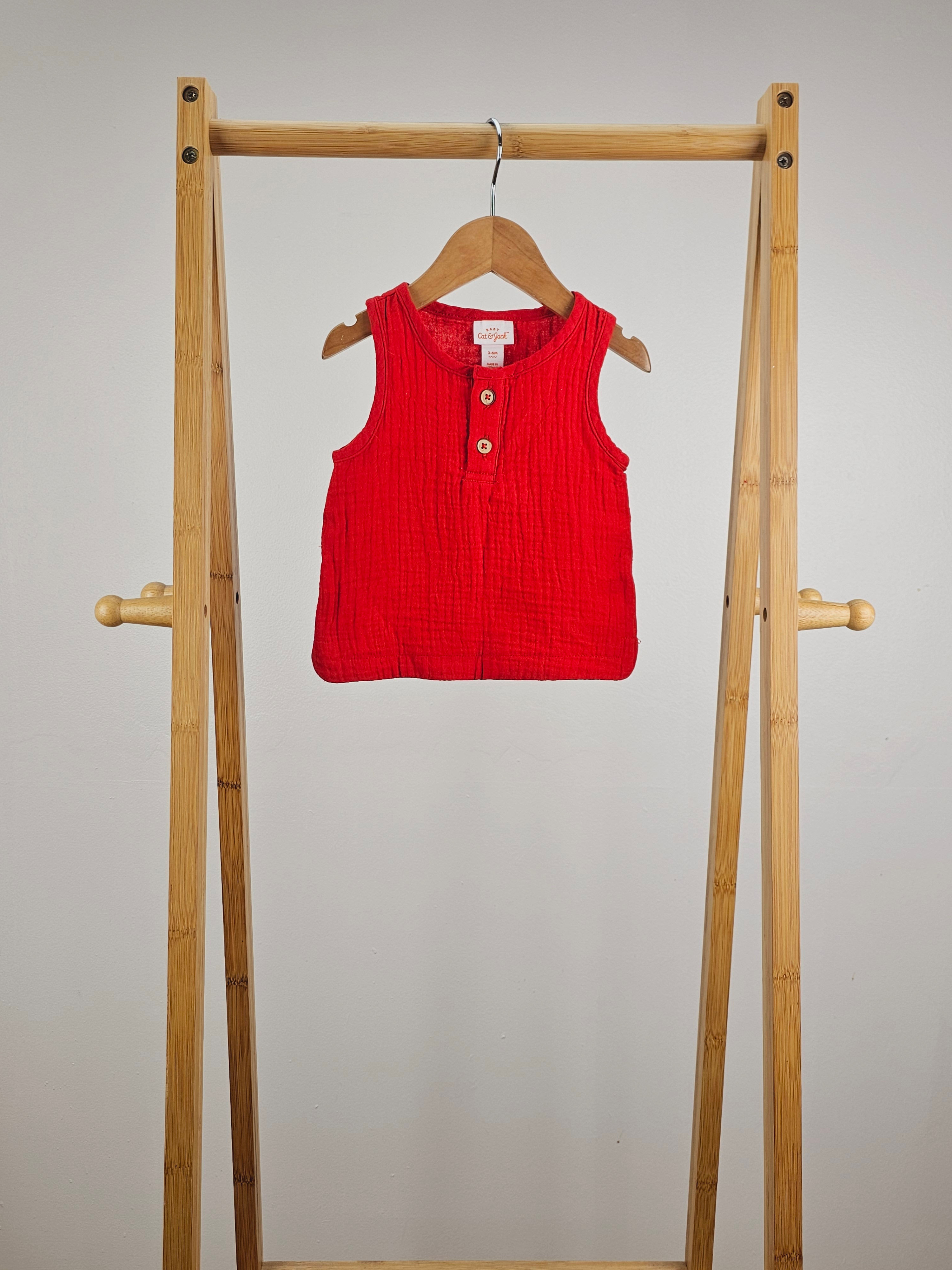 Cat & Jack red top 3-6 months