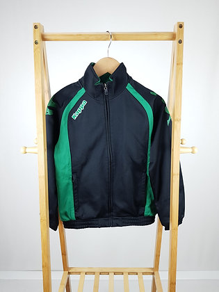 Kappa green/black zipped jacket 10 