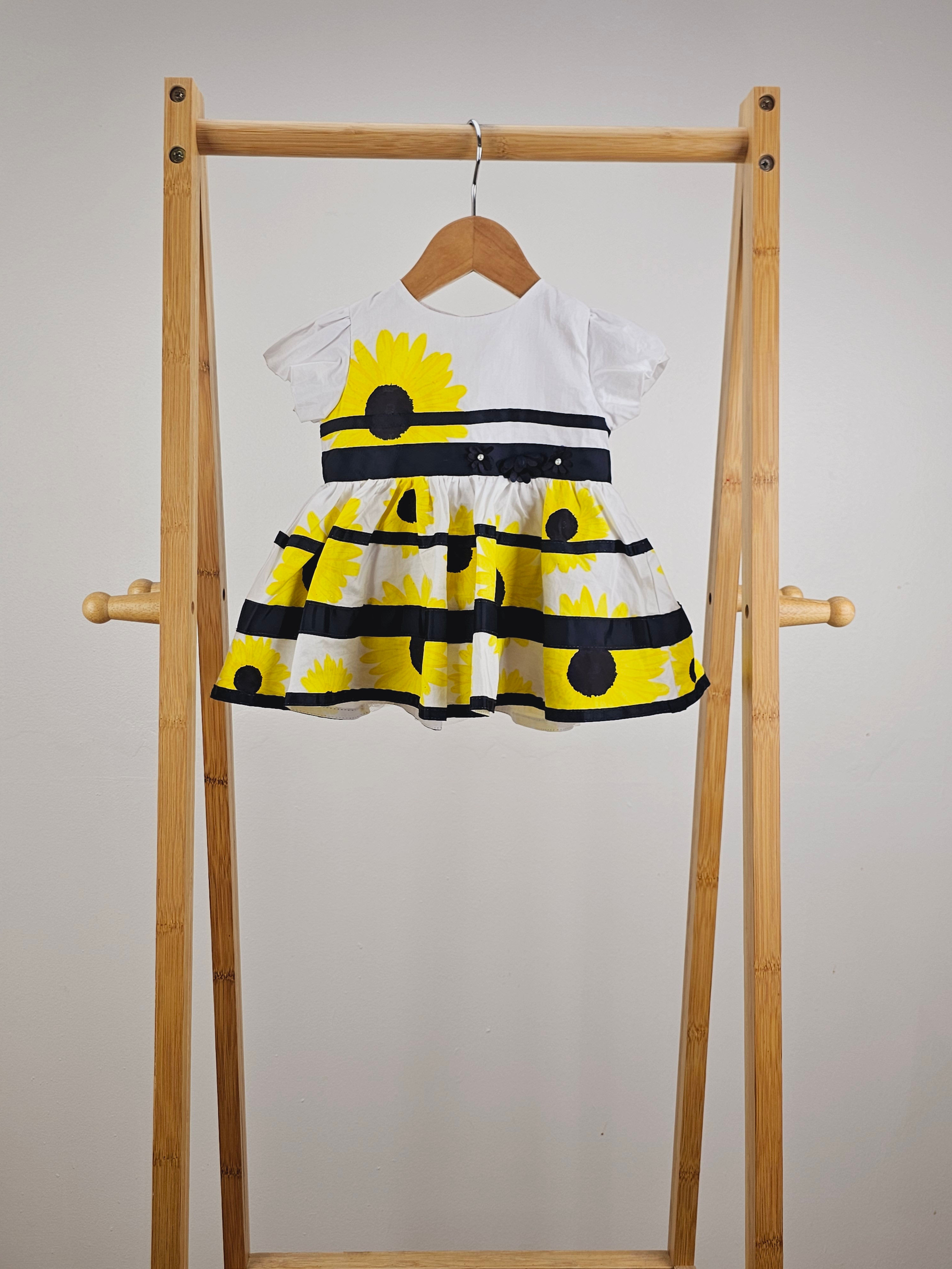 Boboli floral dress 3-6 months