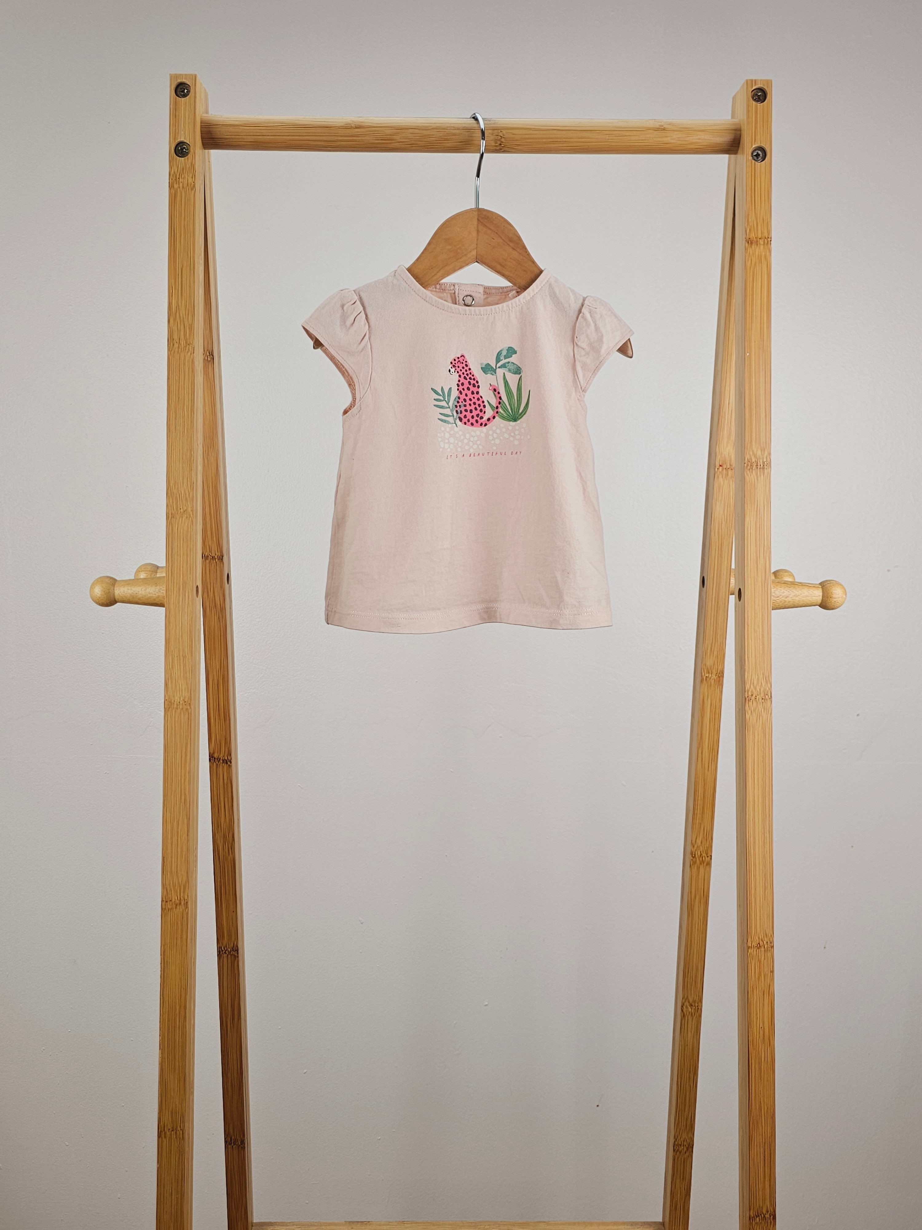 TU leopard top 3-6 months