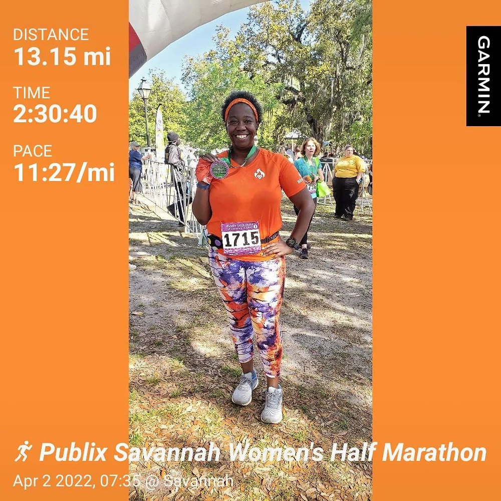 Medal Monday 2022 Publix Savannah Women's Half Marathon