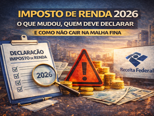 Imposto de Renda 2026: O que Mudou, Quem Deve Declarar e Como Não Cair na Malha Fina