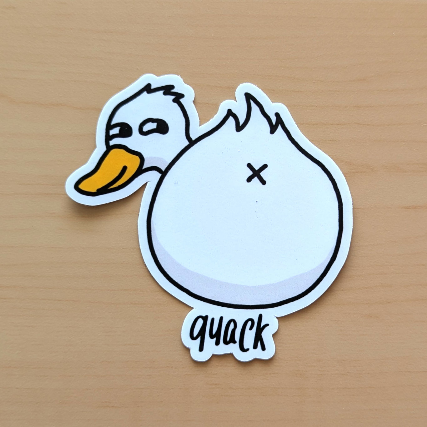 Cheeky - Duck Sticker