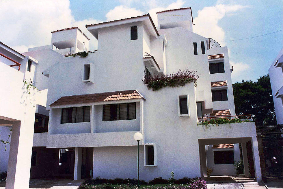 Alternating green terraces