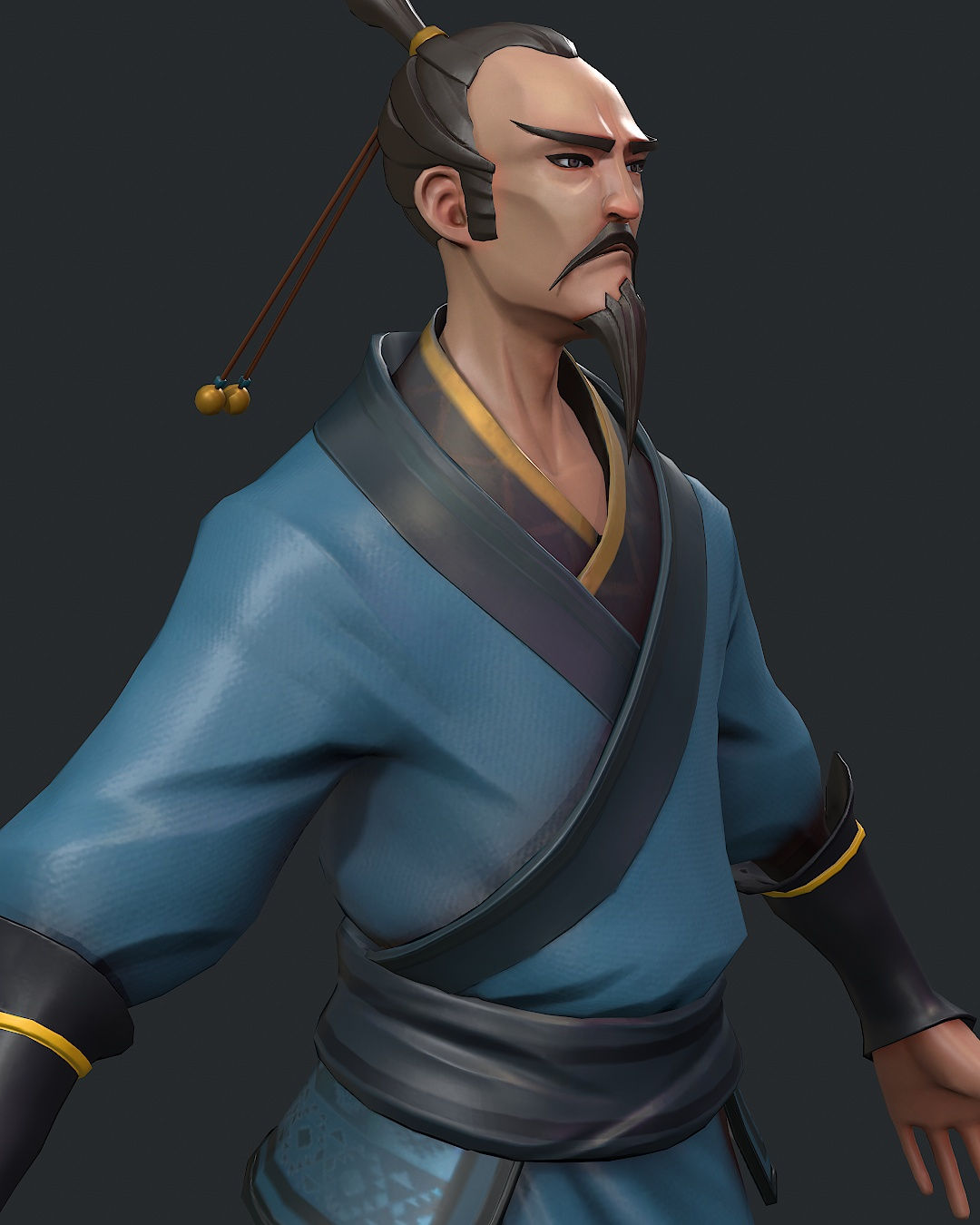 Stylized Character Mozi