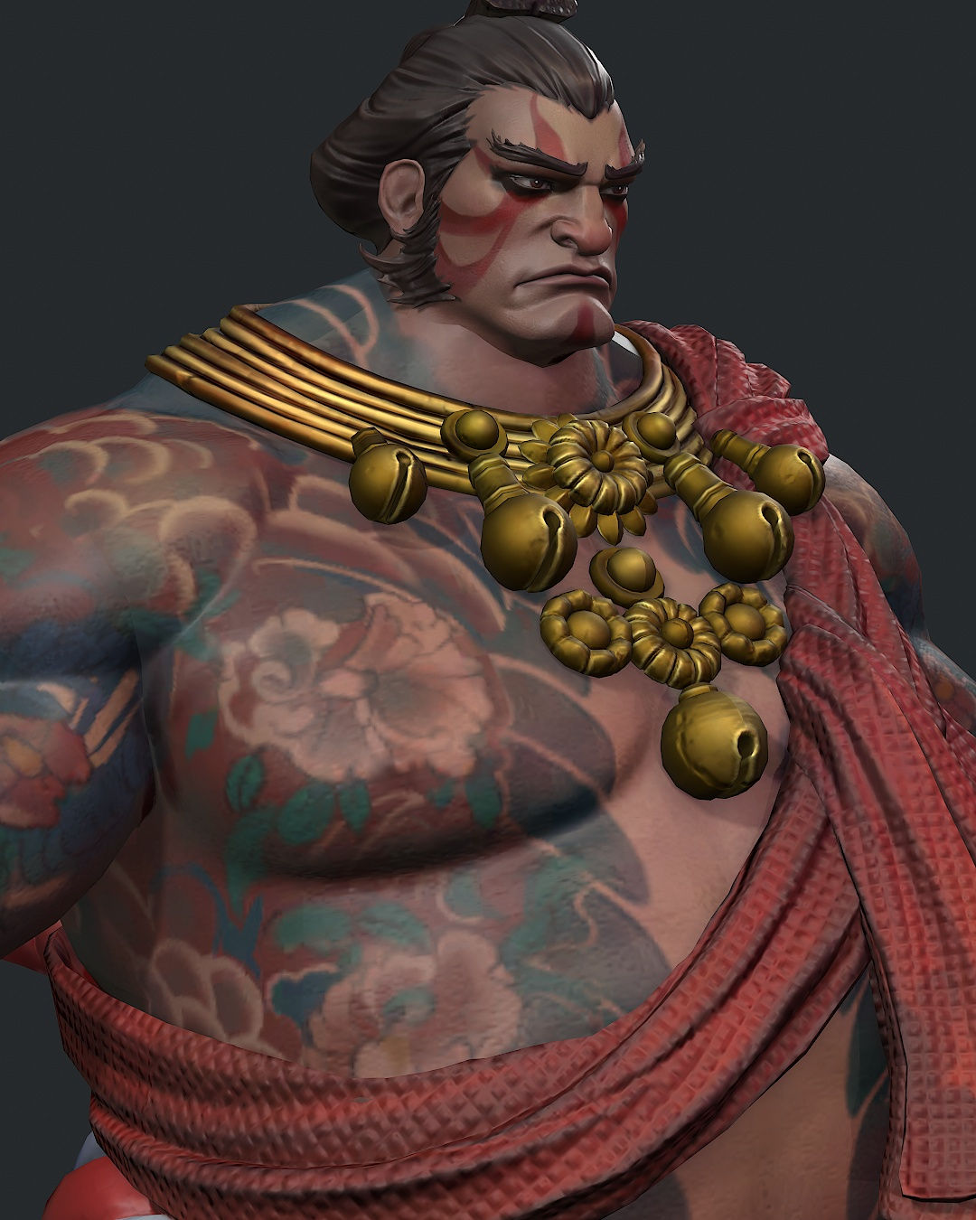 Stylized Character SumoWrestler
