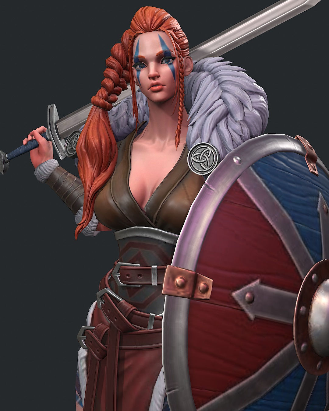 Stylized Character-Lagartha