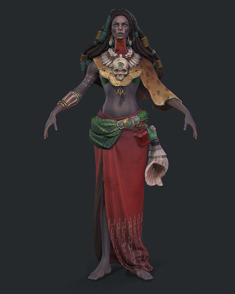 Thumbnail: Stylized Character Dalma ( Not Yet Rigged )