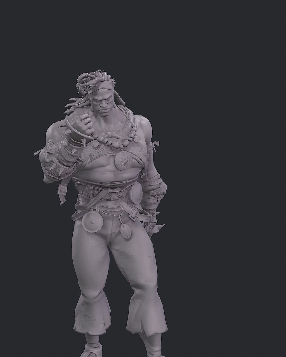 Thumbnail: Stylized Warrior Blackfist