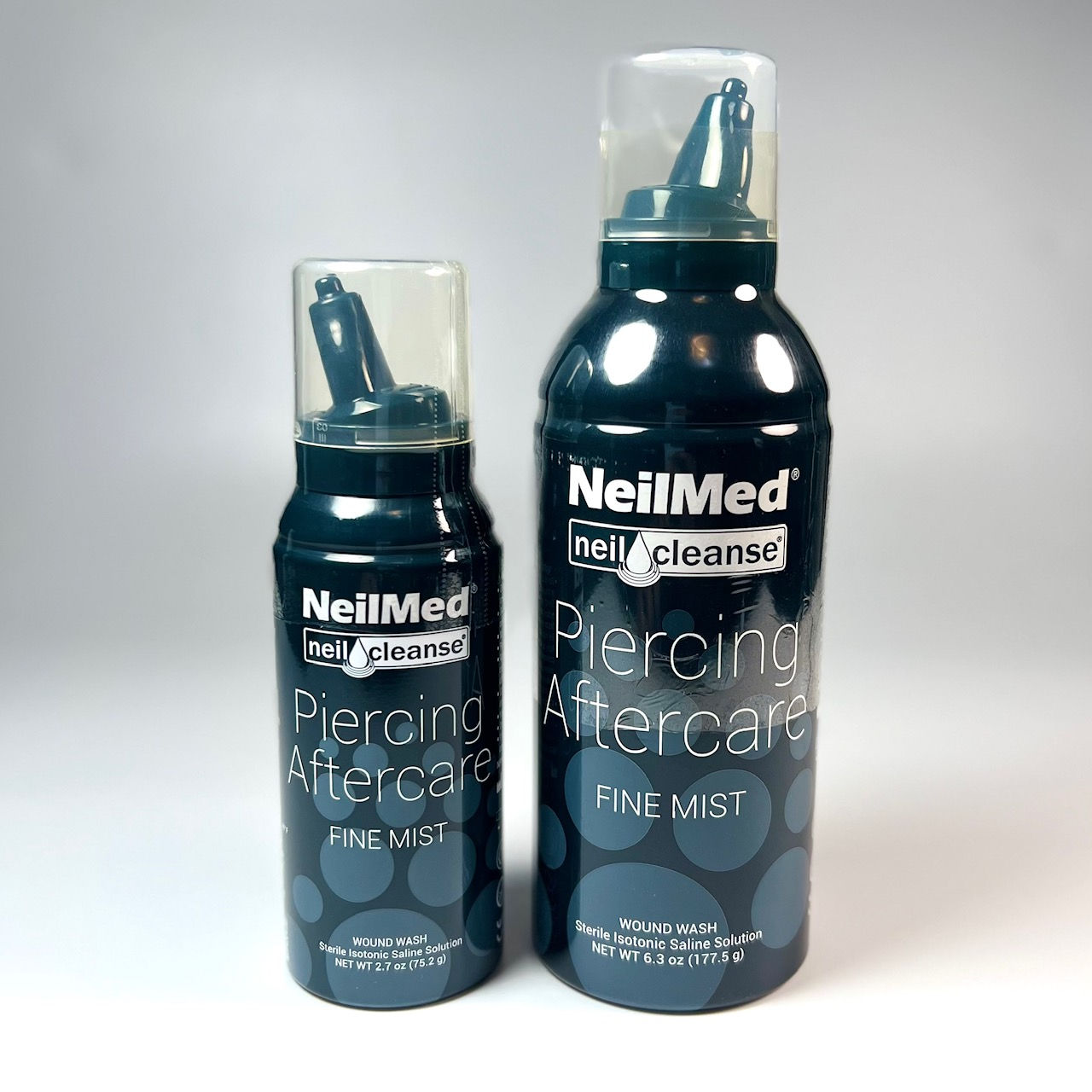 NeilMed Saline Solution 177.6g and 75.2g