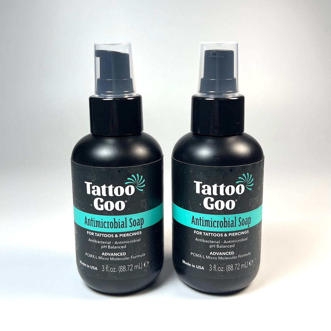 2 Tattoo Goo, Tattoo  Aftercare  Antimicrobial Soap, 88.72ml
