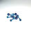 Thumbnail: 5 Navel 14g Titanium Blue with Light Purple Stone