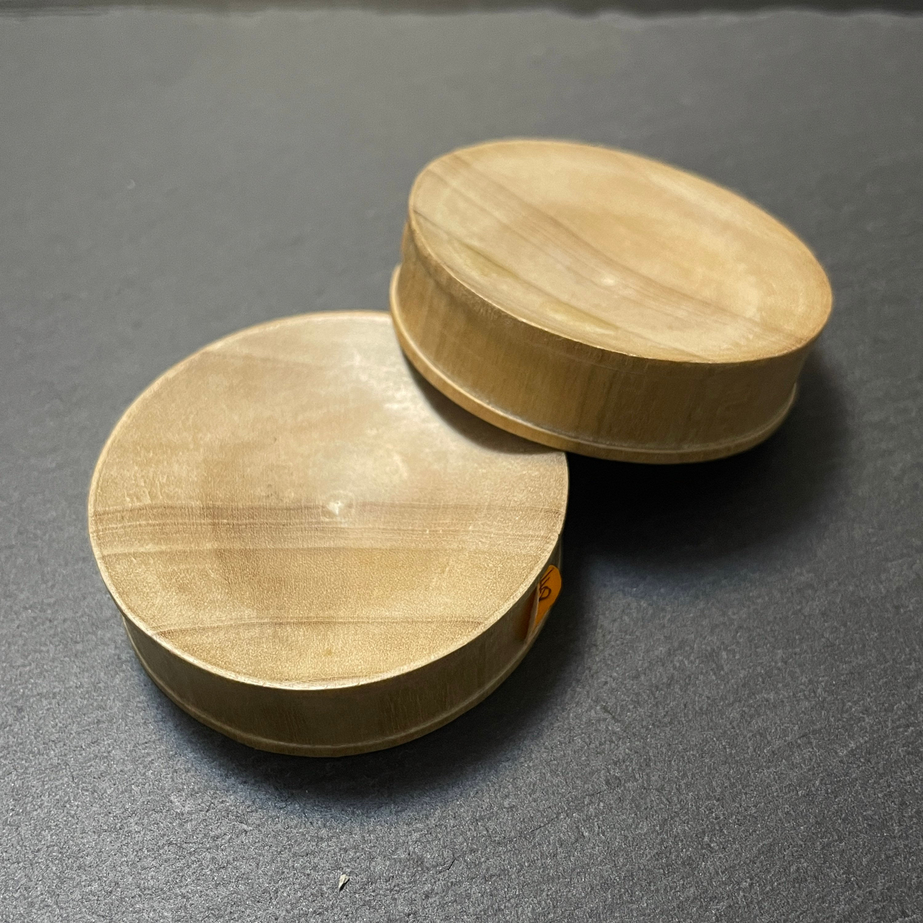 Crocodile Wood Plug Natural 48mm 