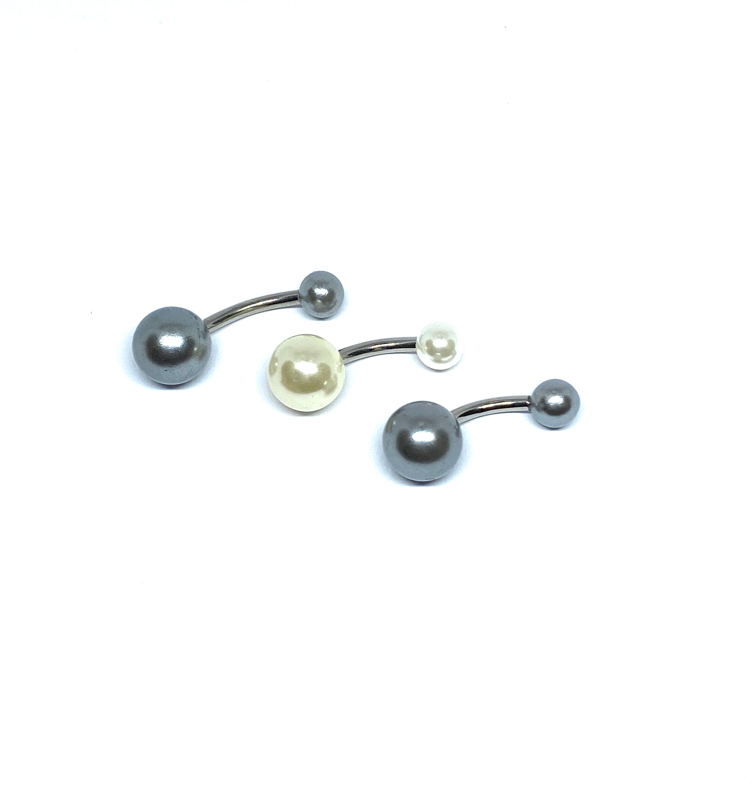 Navel Stud Pearl 8mm