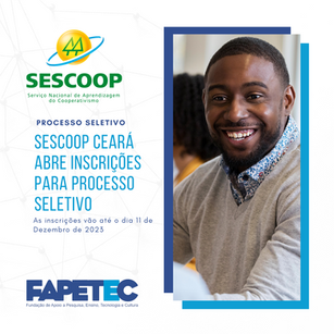 SESCOOP CEARÁ abre inscrições para Processo Seletivo