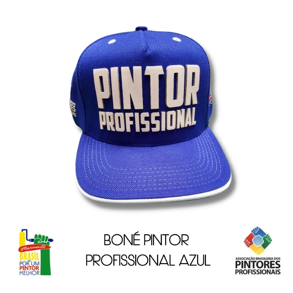 Boné Pintor Profissional Azul 05