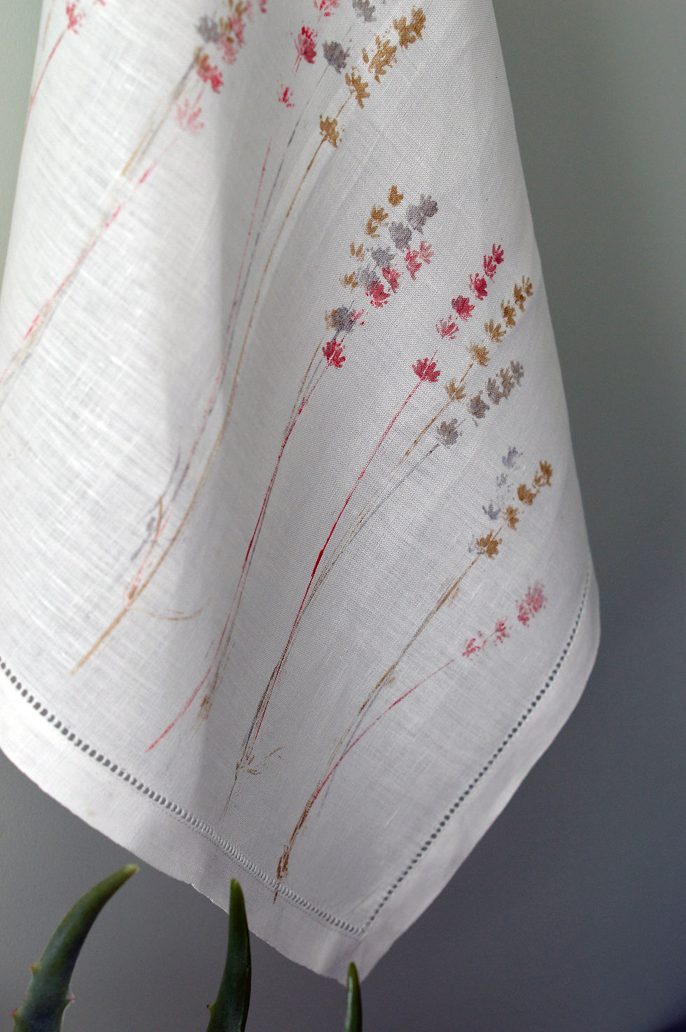 Thumbnail: Hand Printed Botanical Napkins (set of 4)