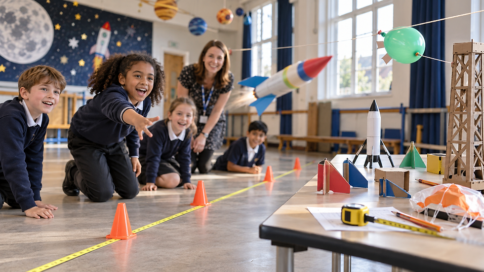 Paper Rockets Launching World Space Week 2026: 8 “Rocket Revolution” Activities for Primary Schools