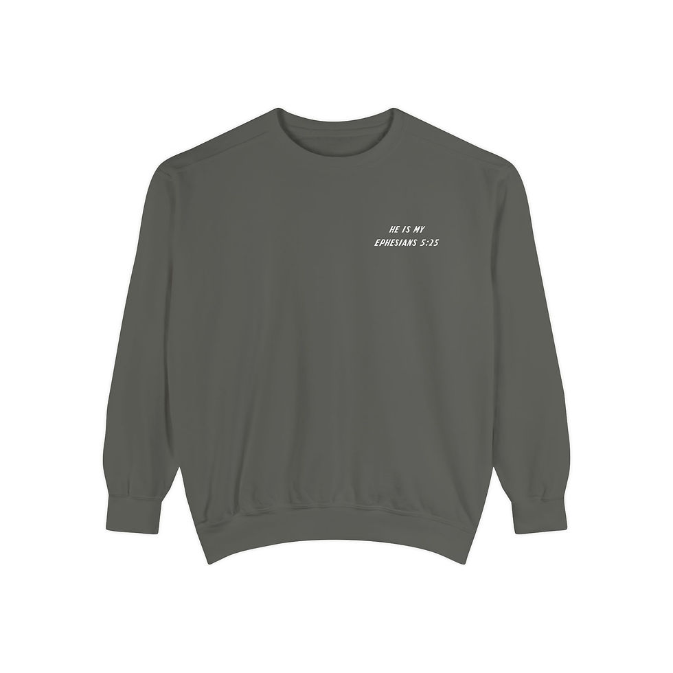 Thumbnail:  Duo 'He is my Ephesians 5:25' Sweatshirt 